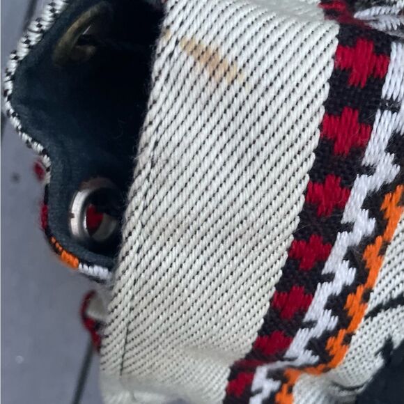 Vintage Boho Drug Rug Hippie Dessert Pattern Back Pack - Picture 11 of 11